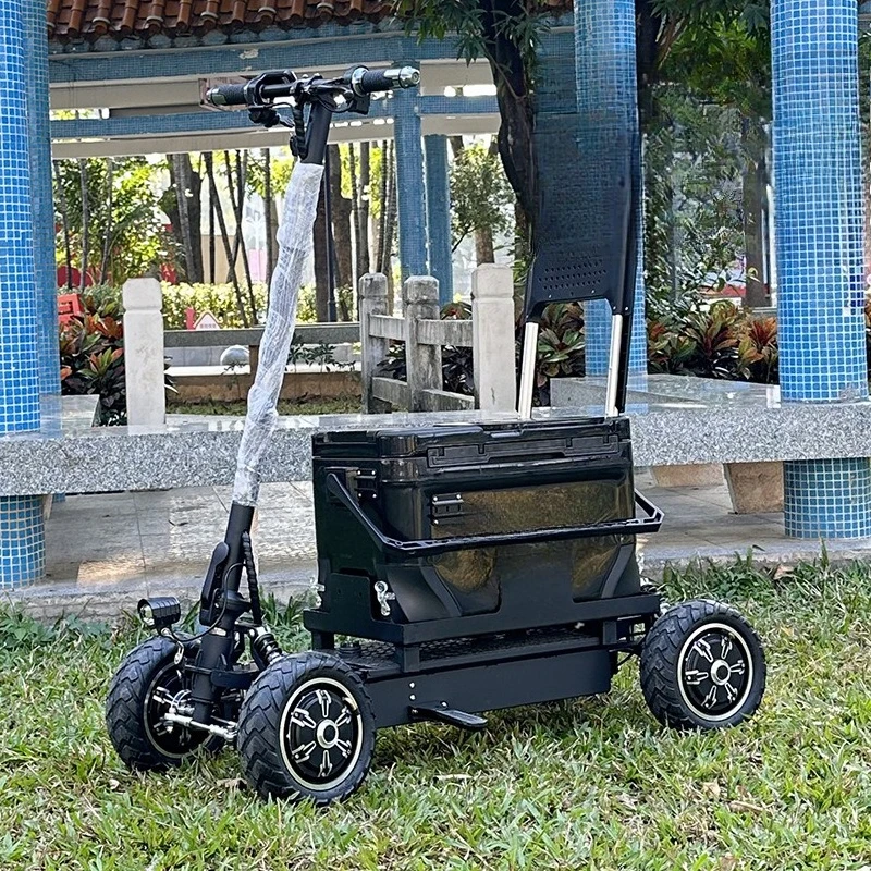

Fishing guy special electric vehicle scooter outdoor fishing equipment truck four-wheeled electric scooter camper truck pulling