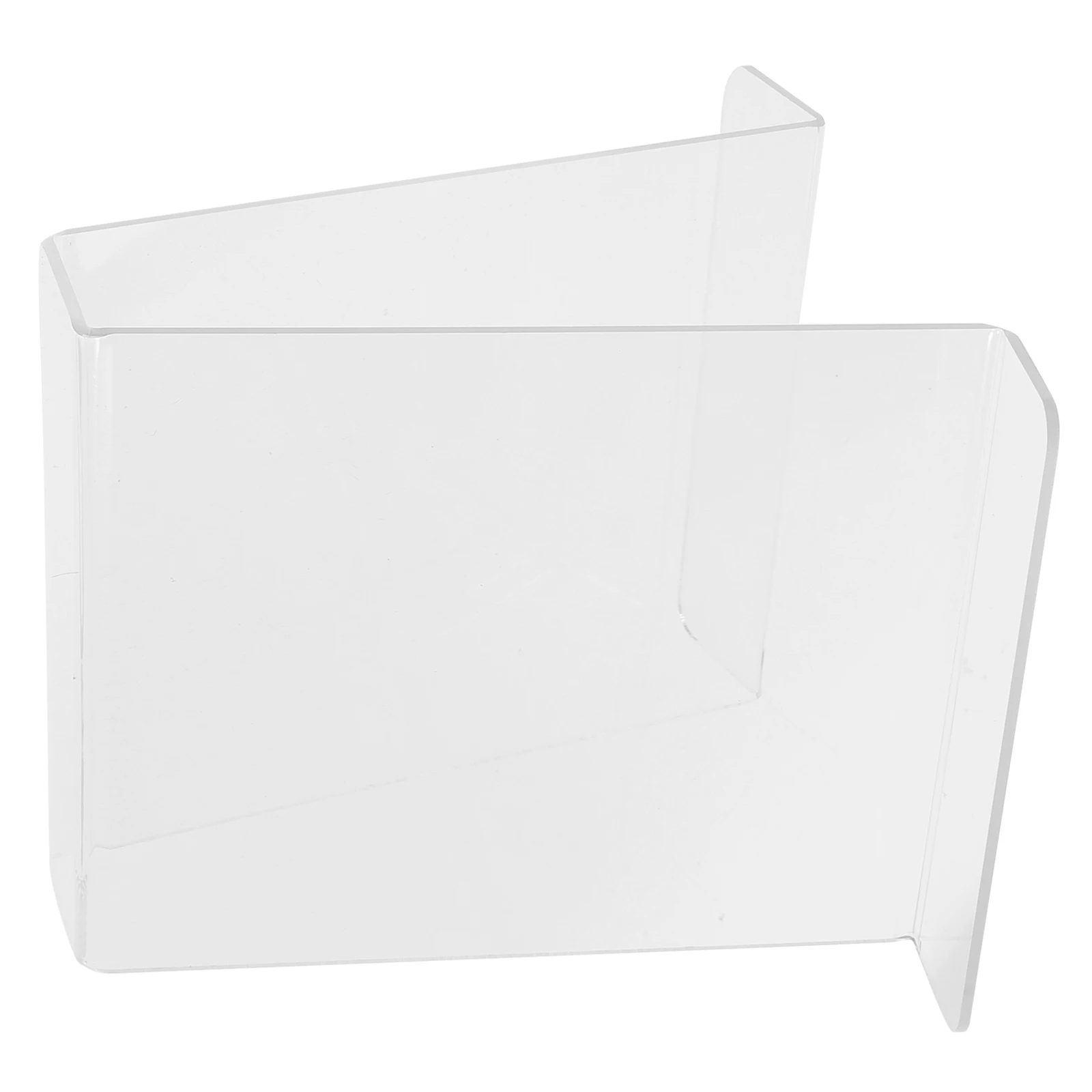 

A4 A5 Large Size Double Sided Acrylic Bookshelf Transparent Display Rack for Books Vinyl Records Office Supplies