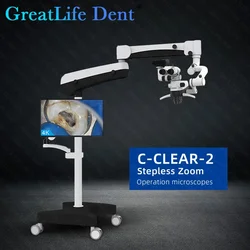 GreatLife Dent COXO C-CLEAR-1 Microscope Built-in Apochromatic Optical System, With Digital Camera Len Adjustable 180°(100-240V)