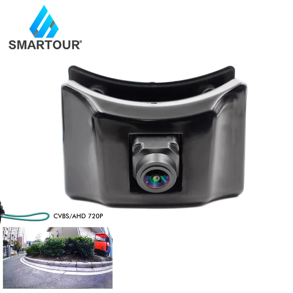 

Камера переднего вида Smartour 180 градусов для Toyota Prado 150 2010-2014, камера парковки, ночное видение, водонепроницаемая, AHD 720P