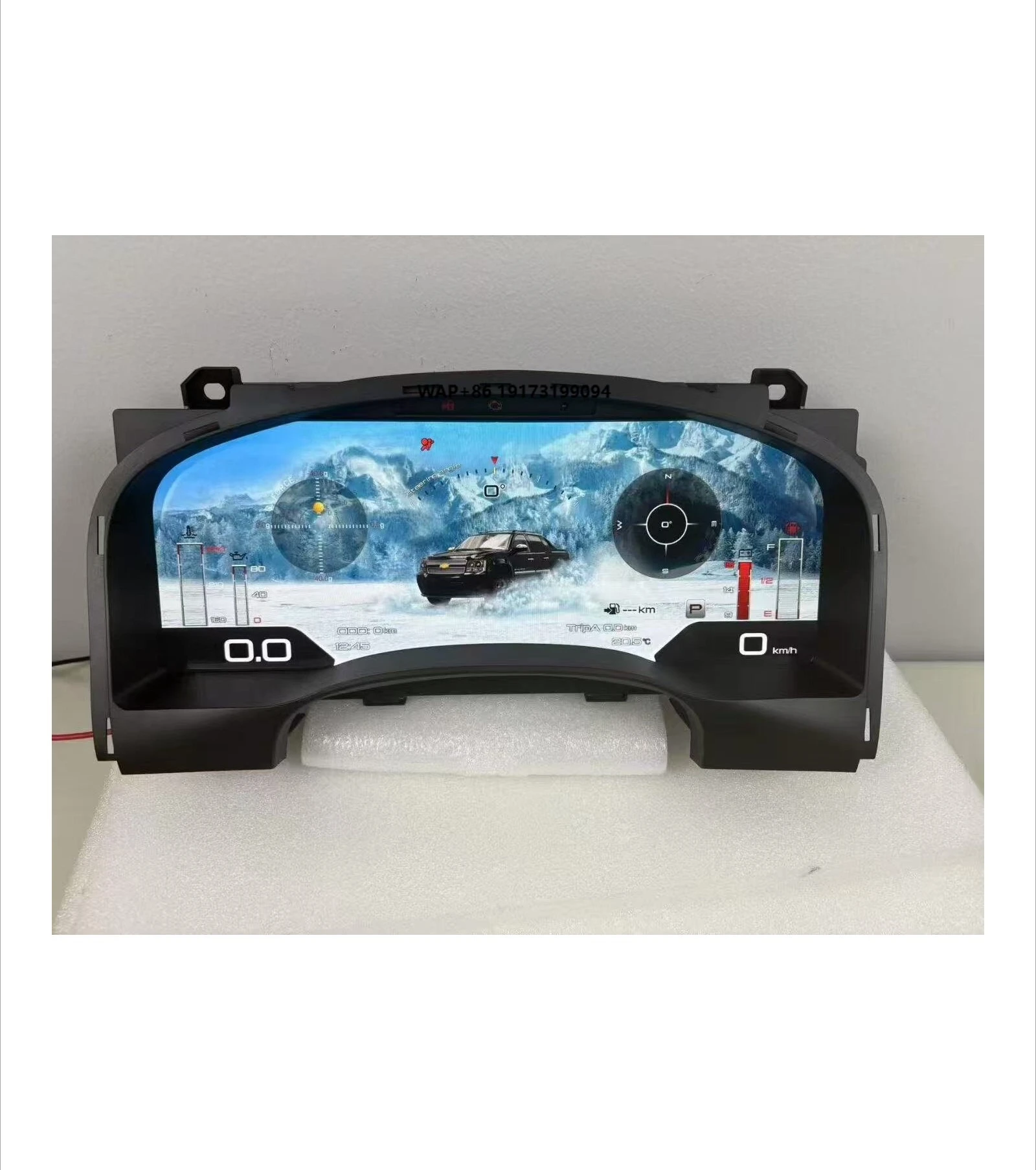 

Upgrade LCD Digital Cluster Speedometer Instrument New Auto Meter for GMC Yukon