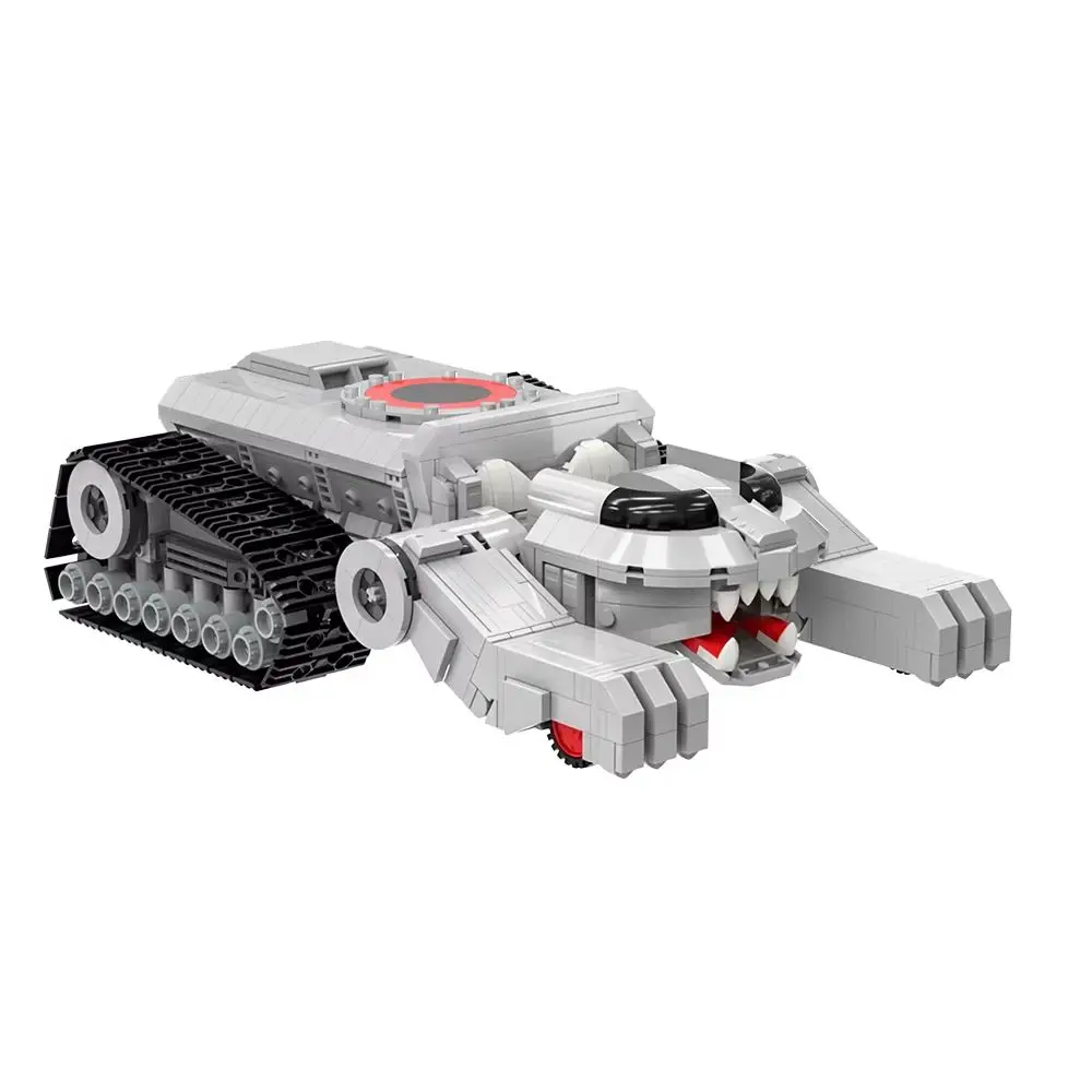 Bloques de Construcción MOC ThunderTank, Modelo de Anime ThunderCats, Tanque de Batalla Militar, Ladrillos de Juguete para Armar, Regalos de Cumpleaños para Niños