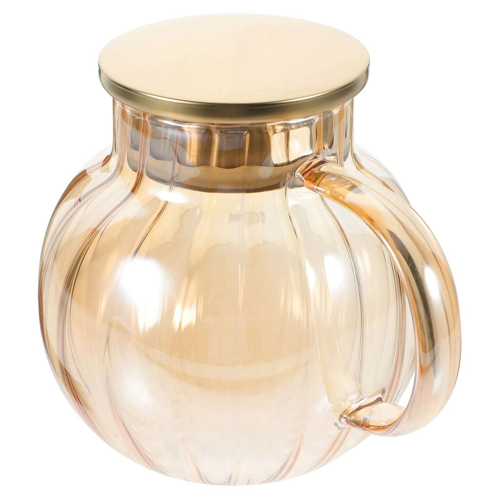 

Transparent Thickened Glass Teapot Heat Resistant Large Capacity Tea Pot with Infuser Strainer for Brewing Flower Loose Leaf Tea