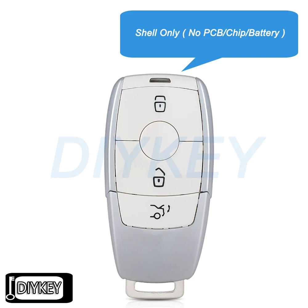 3 Buttons Case Smart Remote Car Key Fob Shell Cover for Mercedes Benz 2017 E Class E43 E300 E400 W213 2018 S Class