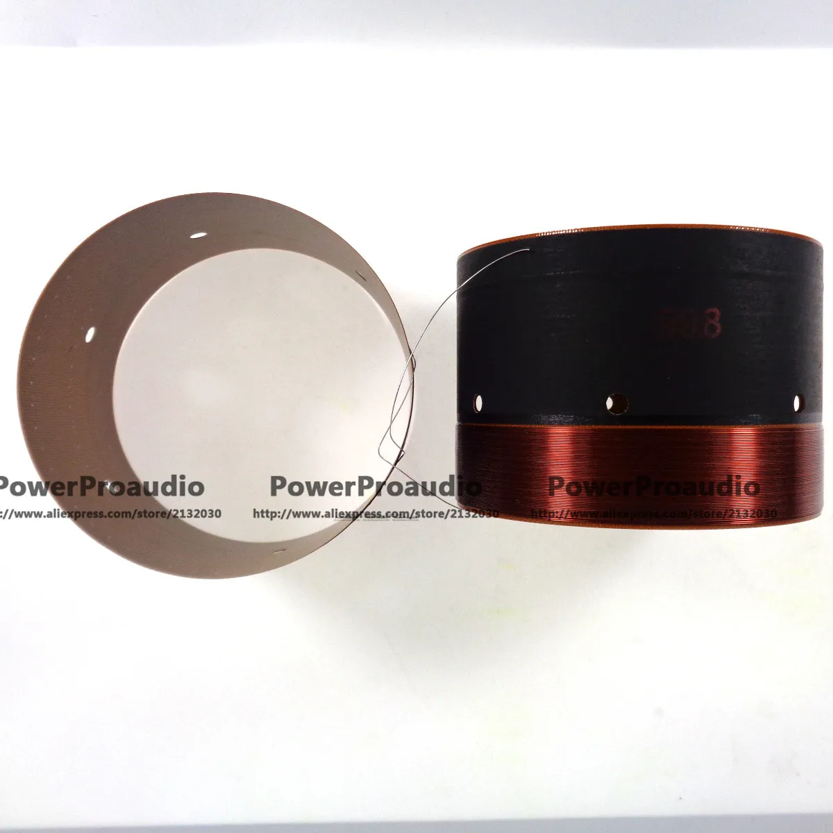 99.8mm Speaker Voice Coil 1400W Max Home Theater Bass Subwoofer Repair Parts With 2 Layers Copper Wire Glass Fiber Former