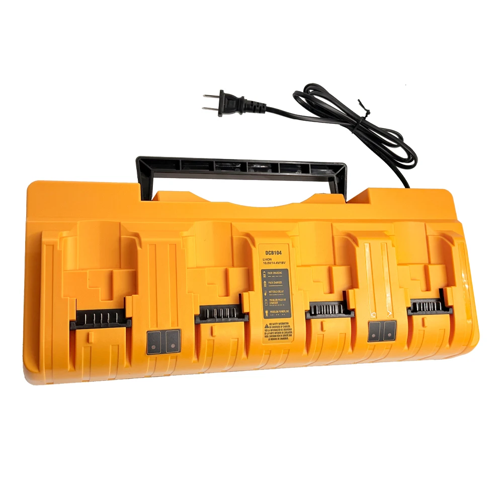 

DCB104 Fast Charger for DeWalt 12V-18V Four-port Lithium Battery Simultaneously DCB204 DCB205 DCB127 DCB105