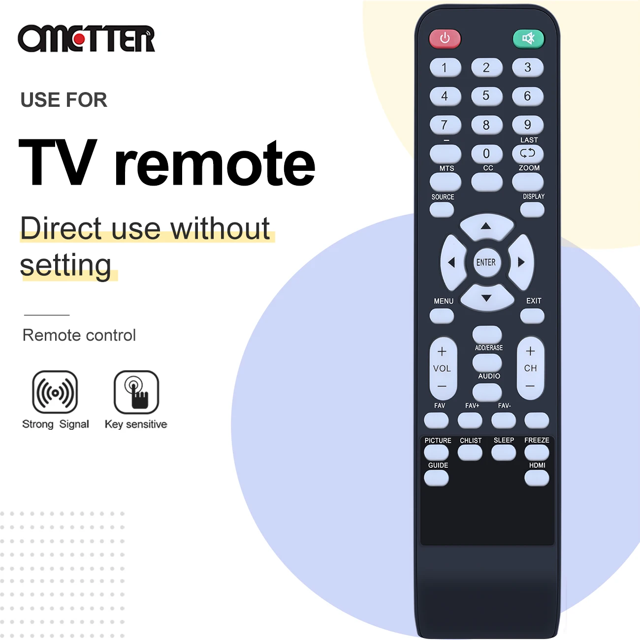 CX-507 for Affinity LE3252 IR TV Remote Control