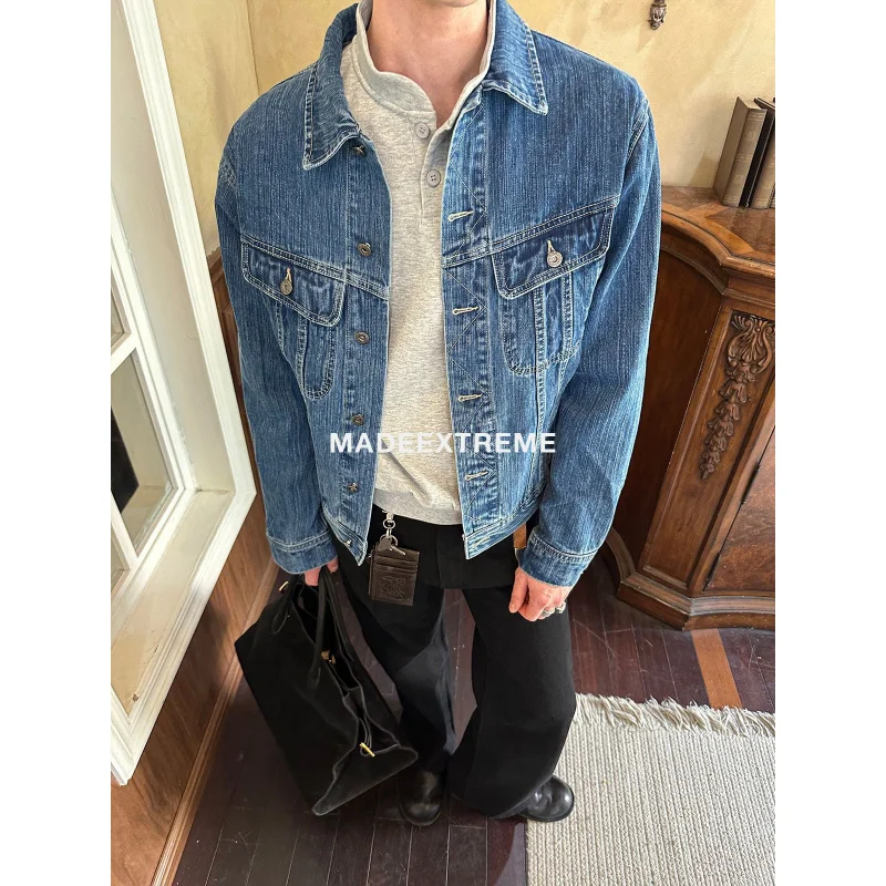 

[EME] Бамбуковый узор, винтажная новая роскошная короткая осенне-зимняя рабочая одежда в стиле ретро для мужчин и женщин