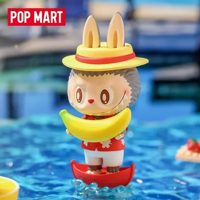 

POP MART The Labubu Monsters Fruit Series Blind Box - Cute Anime Figure Mystery Gift Doll for Desktop Ornaments