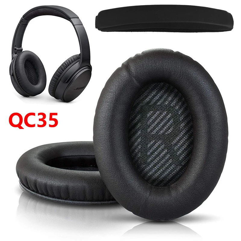 Almohadillas de repuesto para auriculares BOSE QC35, almohadillas de repuesto para auriculares QuietComfort 35 y 35 ii