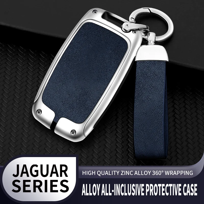 Autoschlüsselhülle für Land Rover Range Rover Sport Evoque Freelander Jaguar XJ XE XJL XF Schutzhülle mit Schlüsselanhänger. – Detail 9