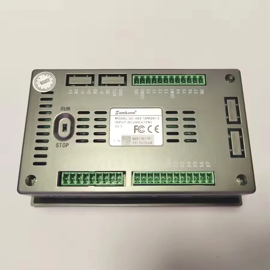 Samkoon Low Cost GC-043-16M2AI-C All in One Hmi Plc Human Machine Interface Programmable Logic Controller 4.3 Inci HMI