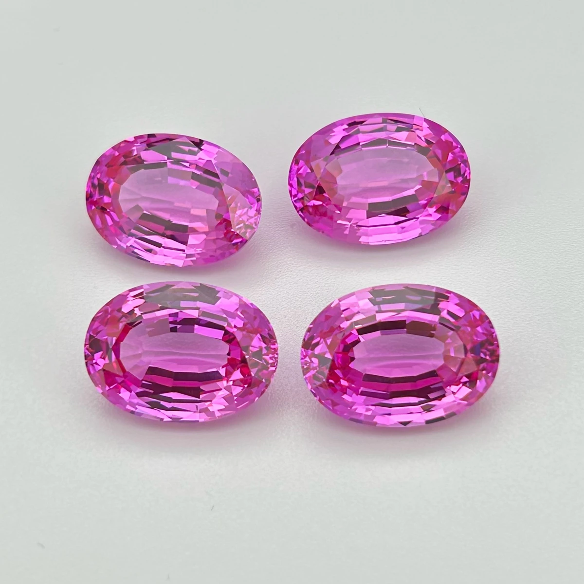 

Oval 13x18mm 17cts Lab Grown Pink Sapphire Corundum Stone Synthetic Loose Gemstone