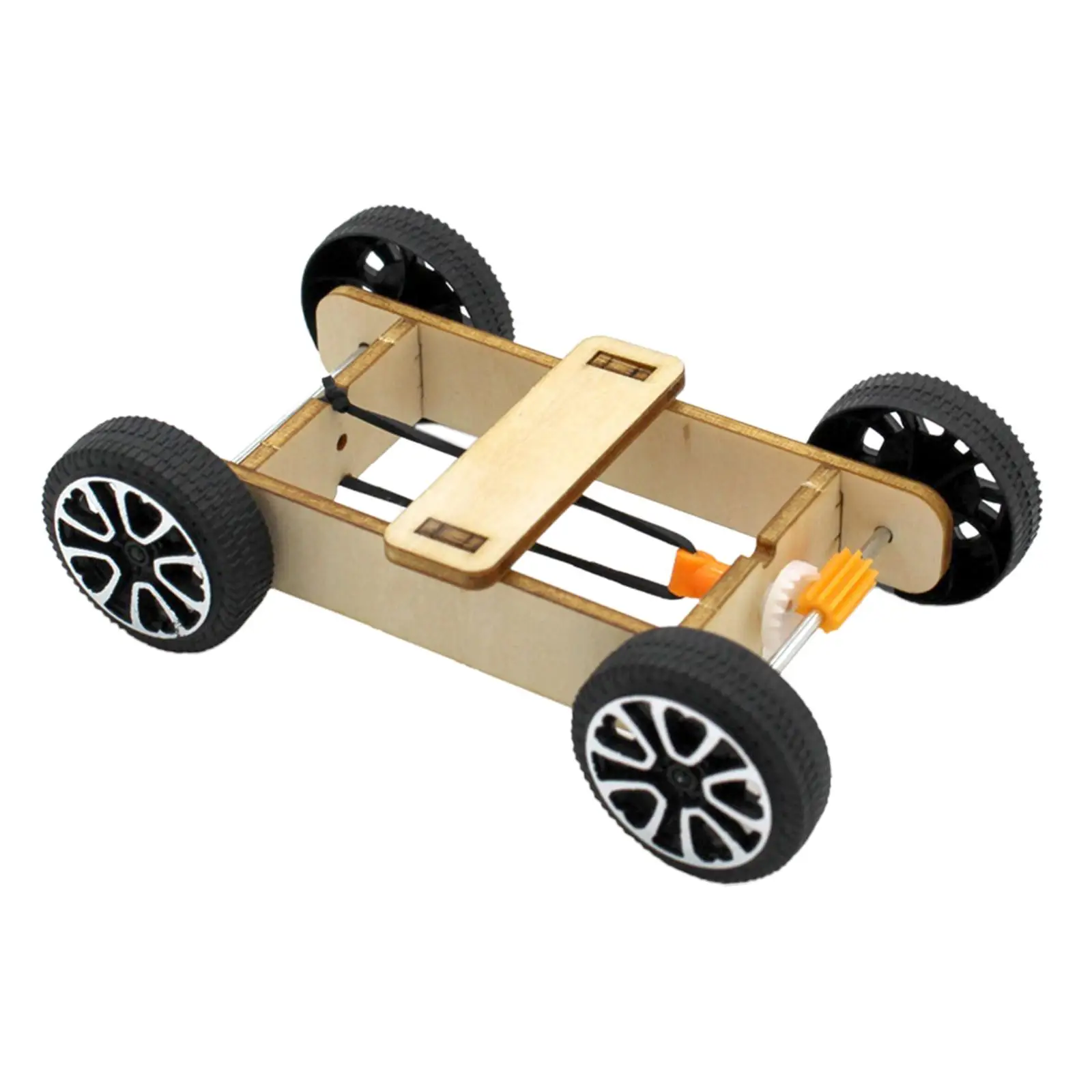 2xWood DIY Car Model Kits Physics Science Experiment 3D Building Puzzles