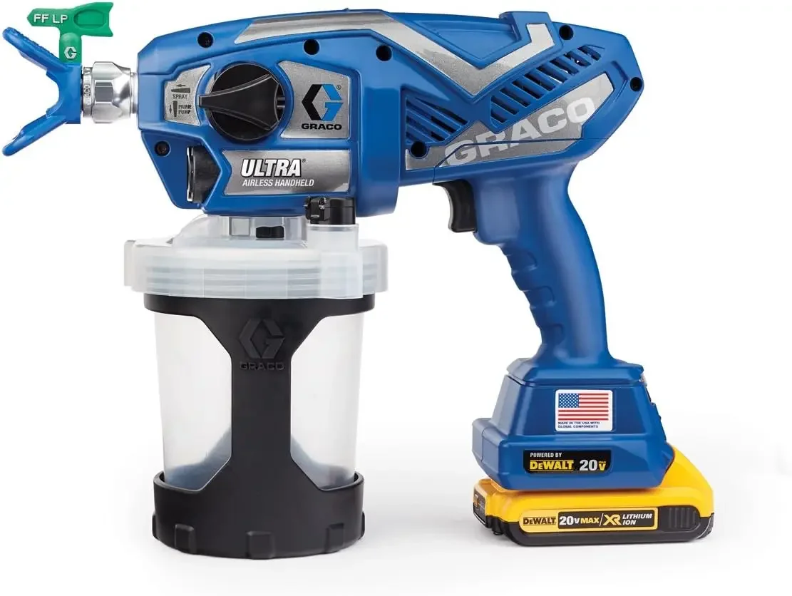 

Graco Ultra Cordless Airless Handheld Paint Sprayer 17M363