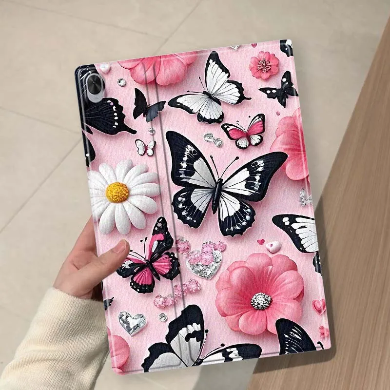Butterfly Art Fashion Trend For Huawei MediaPad 11 M5 M6 ES Pro M5Lite Honor Pad V7 V8 X7 X8 X9 GT Pro Tab Tablet Case Soft