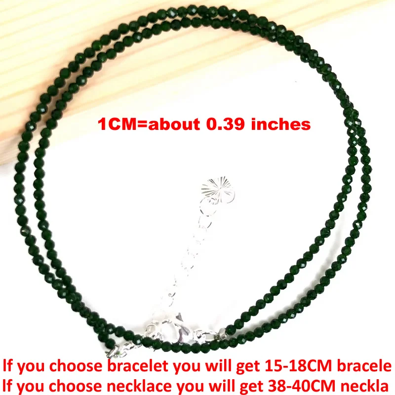 Zierliche 2mm Facettierte Kristallperlen Choker-Halskette Silberner Karabinerverschluss Herz-Anhänger 38-40cm Mehrfarbiger Feiner Layering-Schmuck für Damen – Detail 11