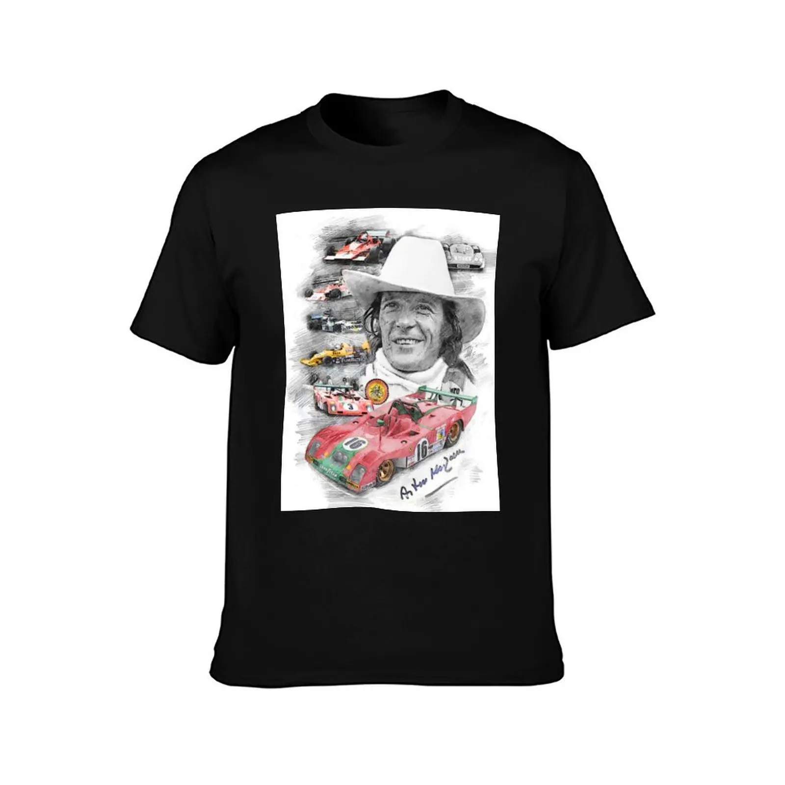 Arturo Merzario T-Shirt Holiday Simple Tee Shirt T-Shirt