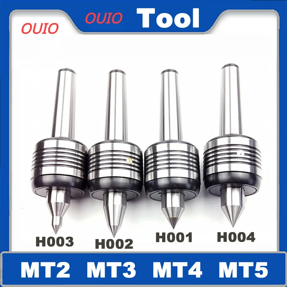 

OUIO Morse MT2 MT3 MT4 MT5 H001 H002 H003 H004 Morse CNC Lathe Rotary Center Double Cone Head Live Center for Morse Turning