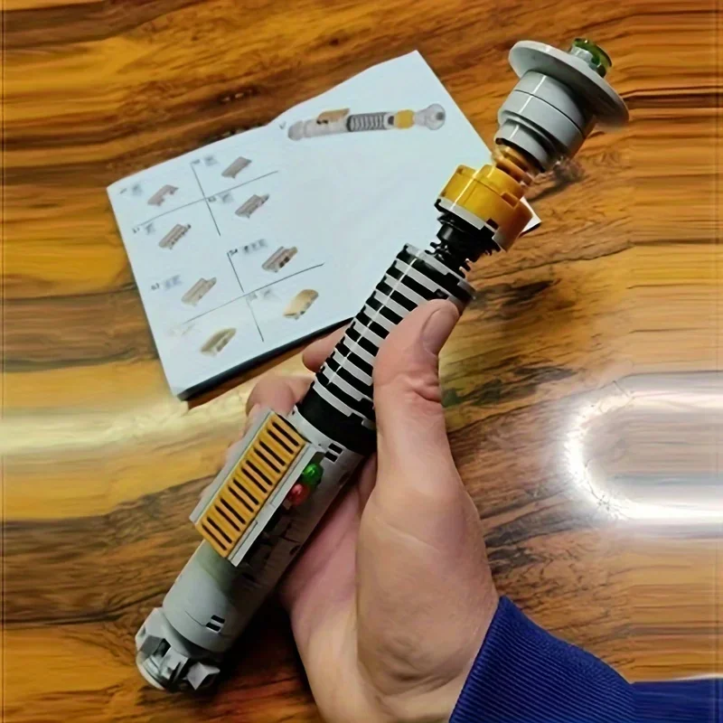حرب الفضاء Luke Skywalker Lightsaber 145 قطعة اللبنات تجميع كتلة لعبة الطوب الأولاد للطفل الكبار