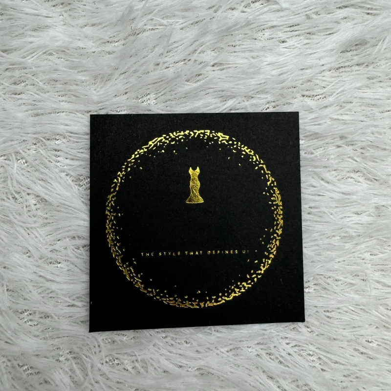 20 0.Zhang. best selling new luxury clothing garment label hang jewelry display card logo business card with custom logo