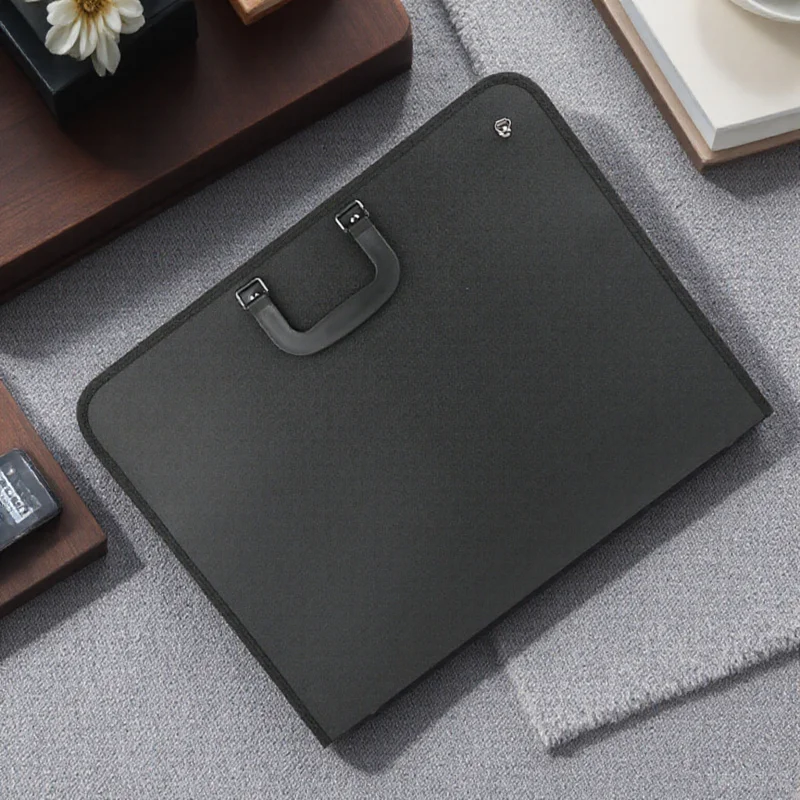Bolsa de almacenamiento para dibujo artístico, Estuche de transporte portátil para artistas, bolsa de almacenamiento ligera de tela Oxford con asa, estuche tipo cartera A3