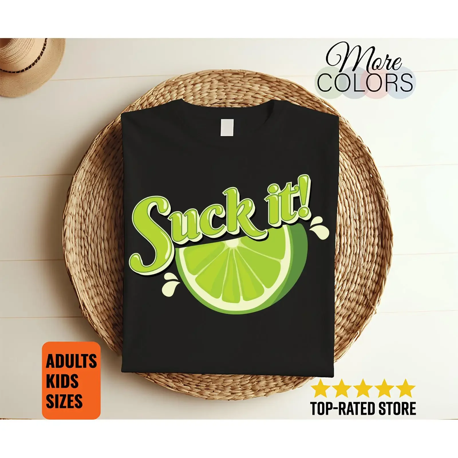Suck It Mexican Funny Lime Slice T Shirt Citrus Humor Fiesta Tequila Taco Summer Party Apparel Wear vintage Washed streetwear