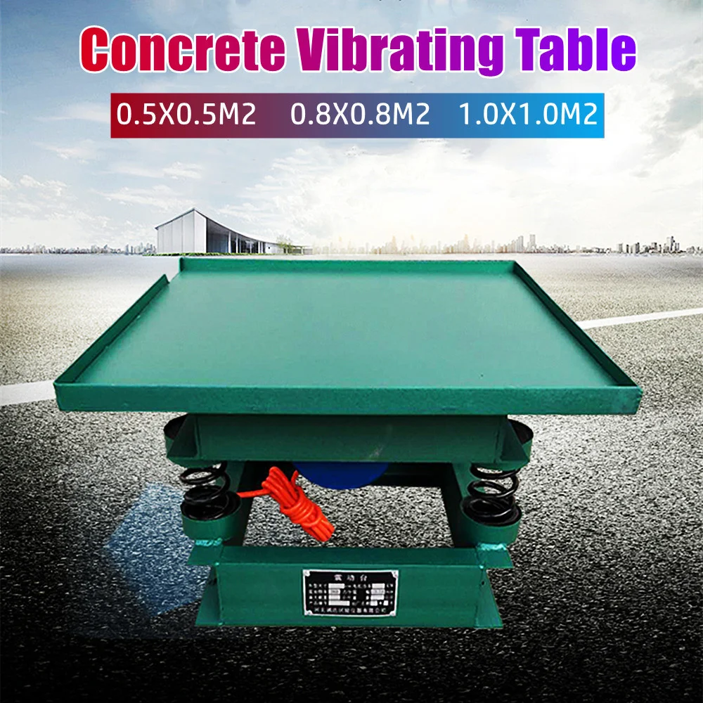 

0.5/0.8/1.0 Square Meter Concrete Vibrating Table 100kg/200kg/250kg Concrete Vibration Test Bench Cement Vibration Test Machine