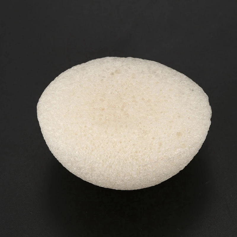 Éponge naturelle pour livres Konjac, visage blanc, 10 pièces