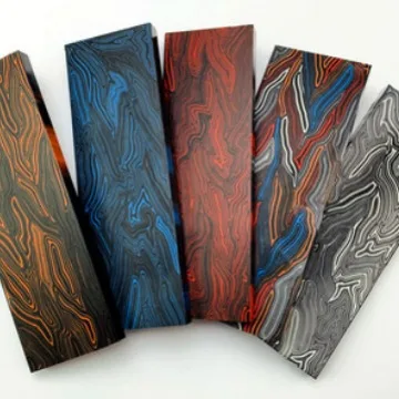 

Материал держателя инструмента G10, композитный материал ручки инструмента «сделай сам», дамасский узор, материал для держателя инструмента G-10