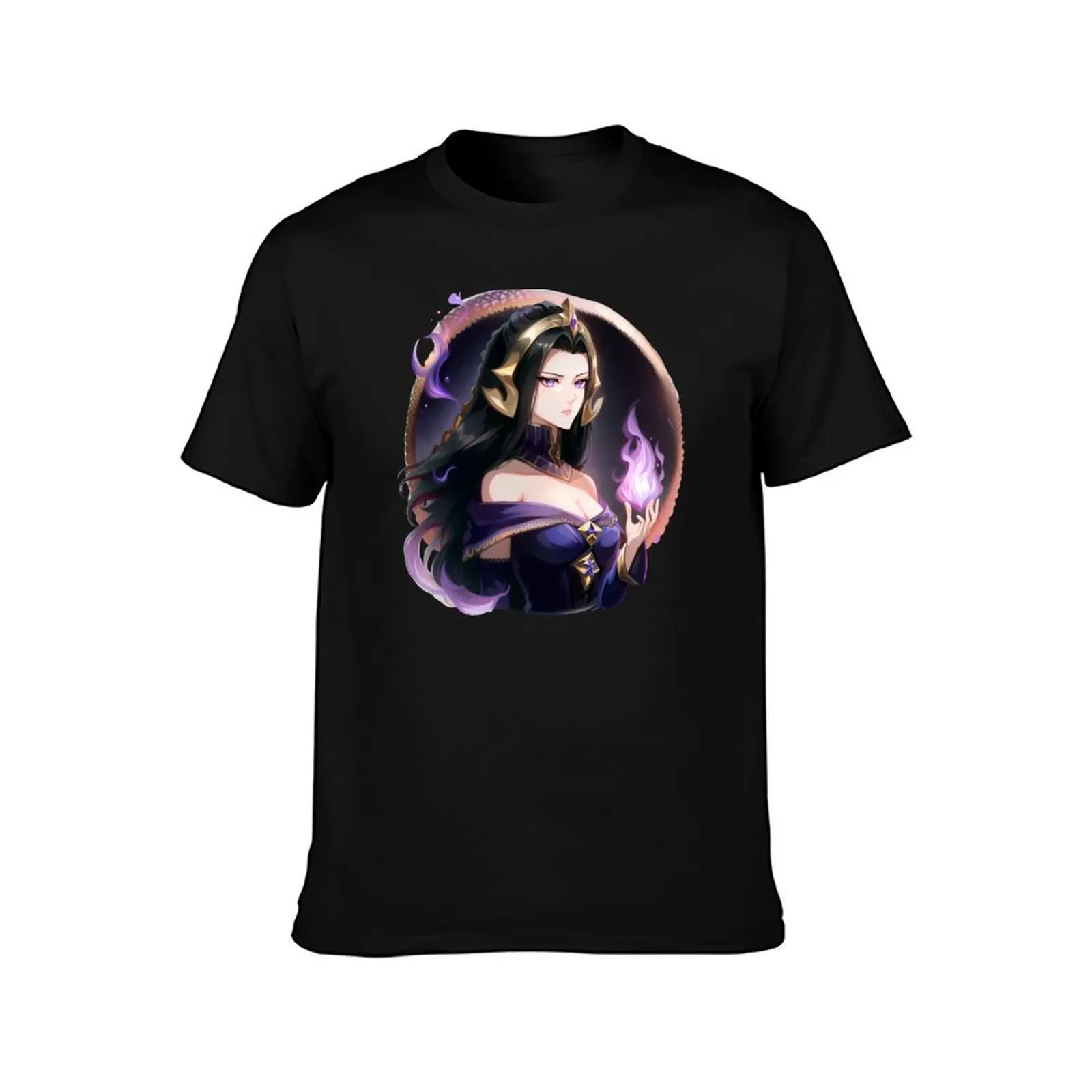 Realistic Anime Liliana of the Veil - Dominaria Planeswalker T-Shirt Summer Casual Cotton Tee Oversized Streetwear Tops