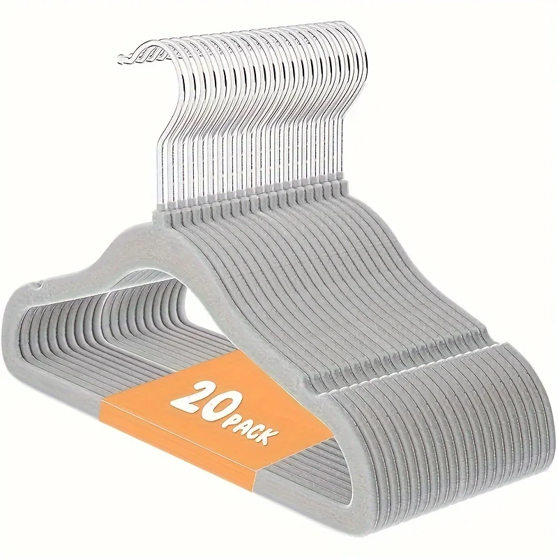 

20 шт., нескользящие вешалки для молодых людей, экономящие место бархатные вешалки из фетра для молодежи, одежда для молодежи, брюки, рубашки, платья