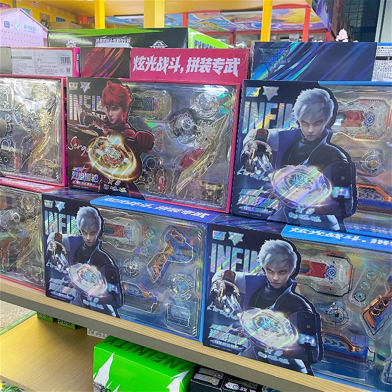 

Infinity Nado 7 Spin Origin AULDEY Special S Luminous Assembled Battle Gyro Official WSA Competition Game Toy Anime Peripherals