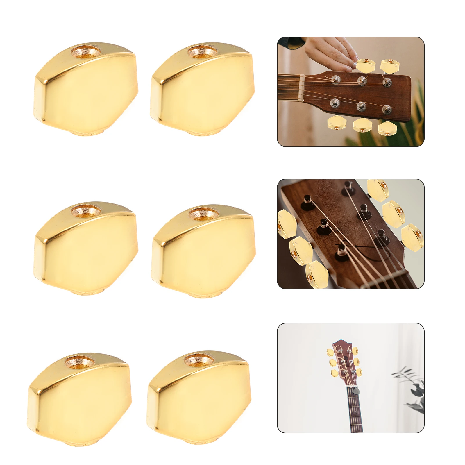 

6 Sets Tuner Handle Guitar Tuning Knob Electronic Handles Accessories Tool Acoustic