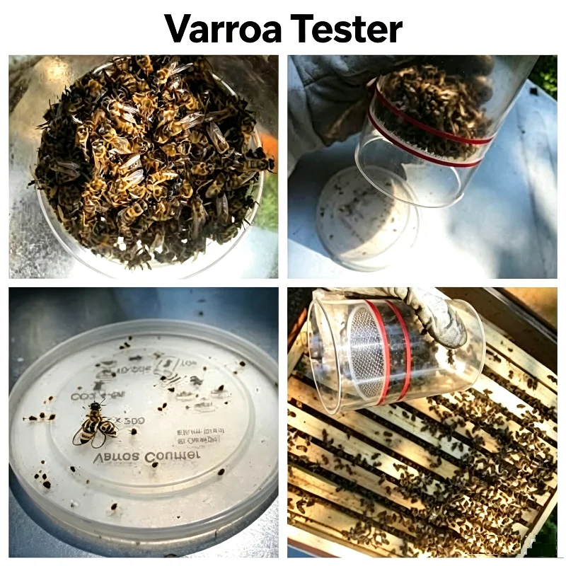 Co2 Varroa Tester Testing Bee Monitoring Tool By Narcotizing Bees and Mites Varroa Easy Check Mites Treatment Beekeeping Tools