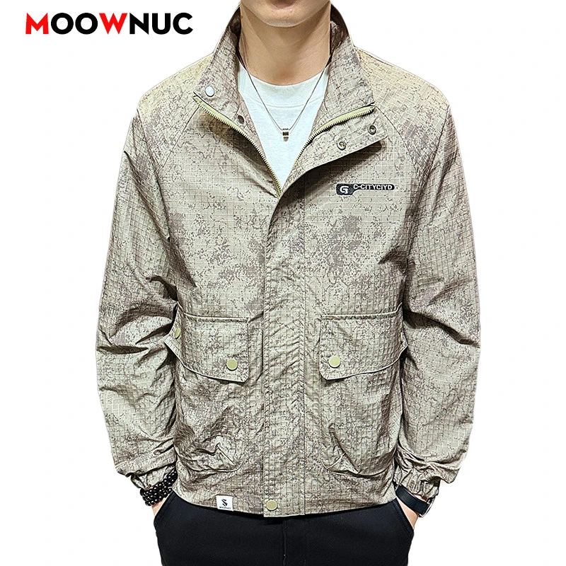 

Men's Blazers Windbreaker Men's Clothing Male Jackets Casual Coat Spring Autumn Outerwear Men's Fashion Leisure Menswear Camping