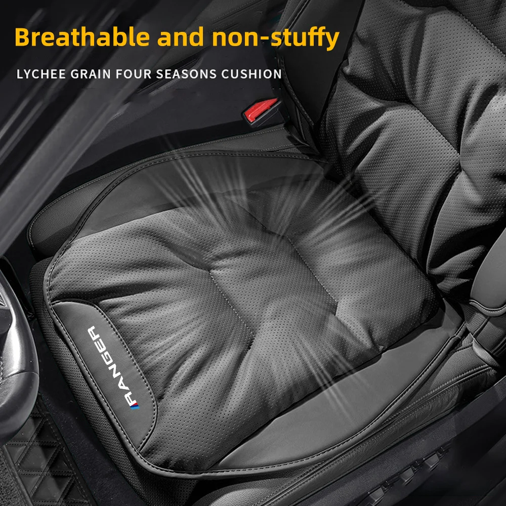 

Широкие чехлы на сиденья автомобиля с поясничной подушкой для Ranger T9 T7 T1 Raptor, дышащая кожаная подушка из наппы для всех сезонов, автомобильные аксессуары