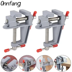 30mm Mini Vise Aluminum Alloy Durable Multifunctional Small Table Clip Bench Vice Craft Vise DIY Sculpture Craft Carving Tool