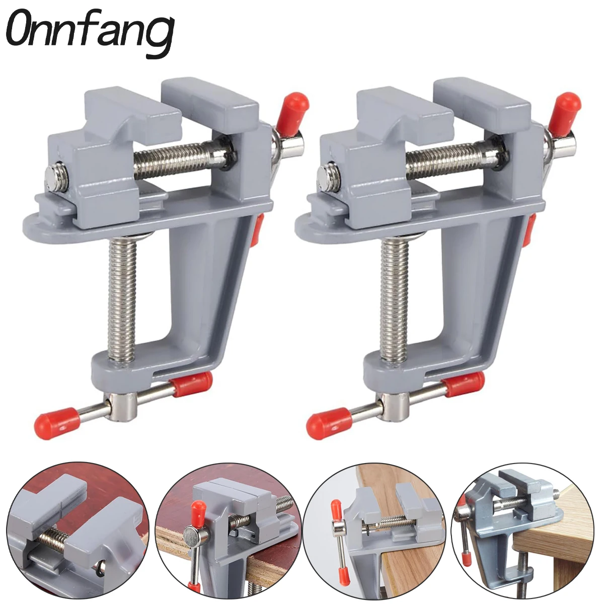 Mini Liga de Alumínio Vise Durável Multifuncional Pequena Tabela Clipe Bench Vise Artesanato Faça Você Mesmo Escultura Ferramenta de Escultura 30 mm