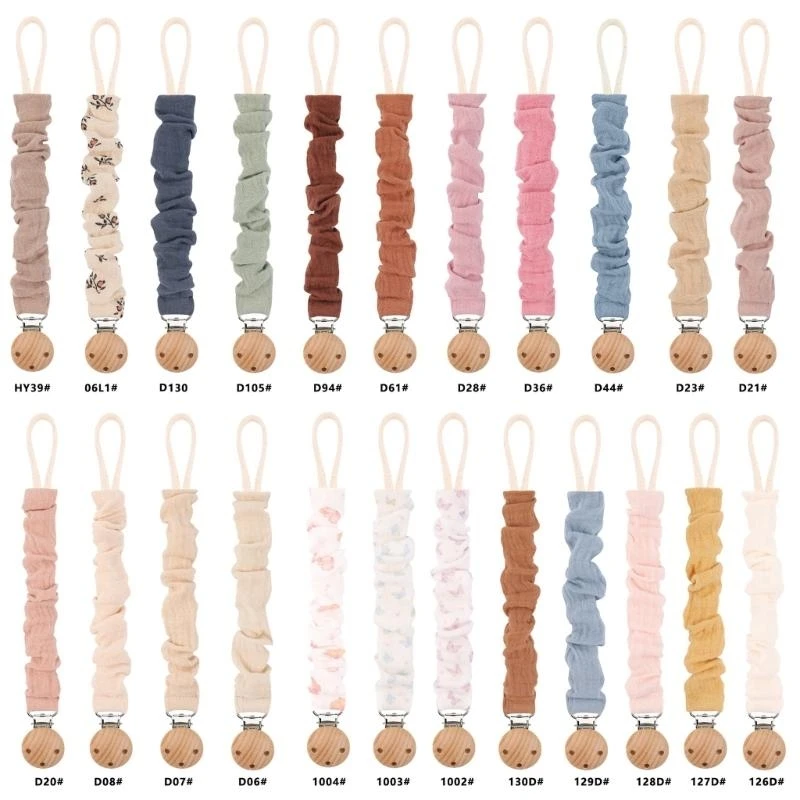 

M76C Baby Pacifier Clip Chain Secure Dummy Nipple Holder Strap Belt Lost Prevention Rope for Infants Toddler Prevents Loss