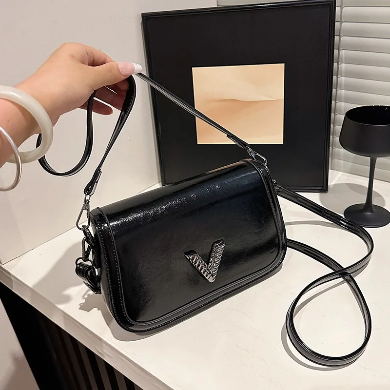 

‌ Модная сумка с буквенным принтом 2025 года — кошелек через плечо унисекс, мини-сумка через плечо для женщин, городской уличный стиль ‌