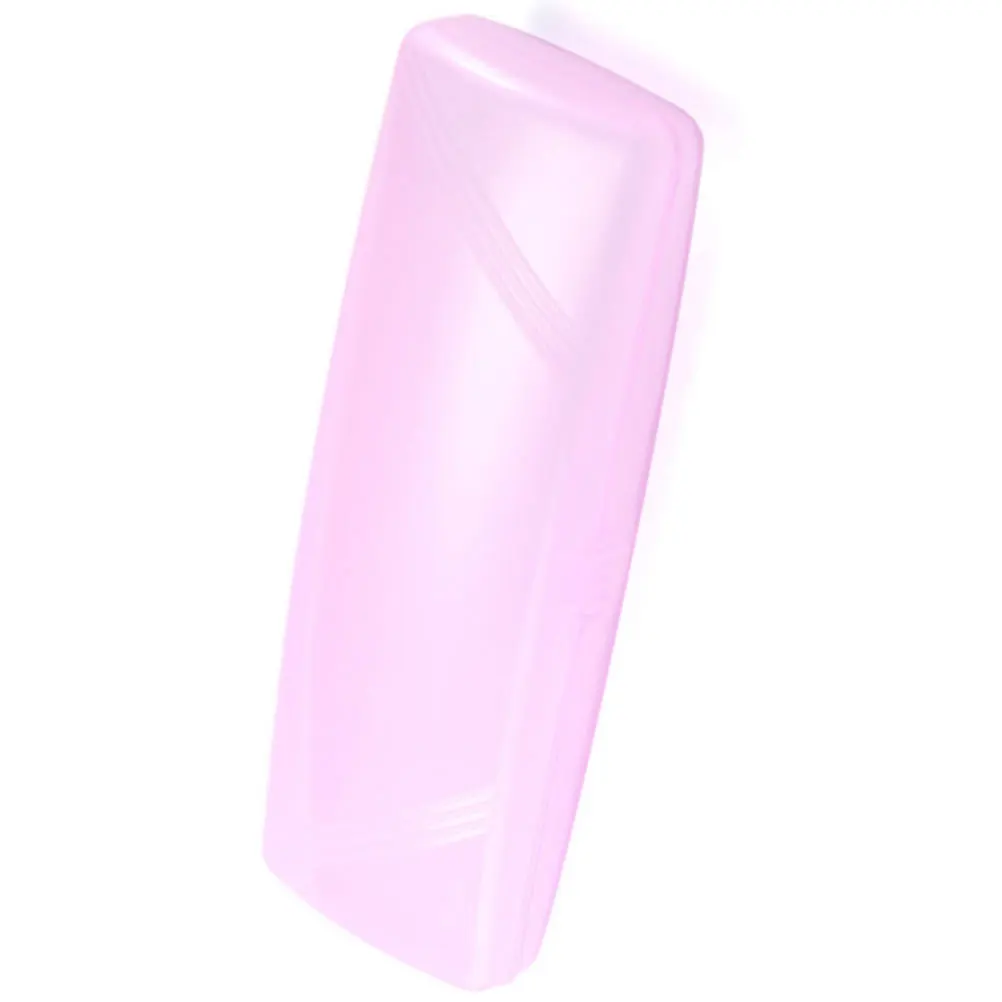 

5pcs Portable Plastic Eyeglasses Box Anti-pressure Glasses Case Transparent Sunglasse Protectors for Man Woman (Pink)