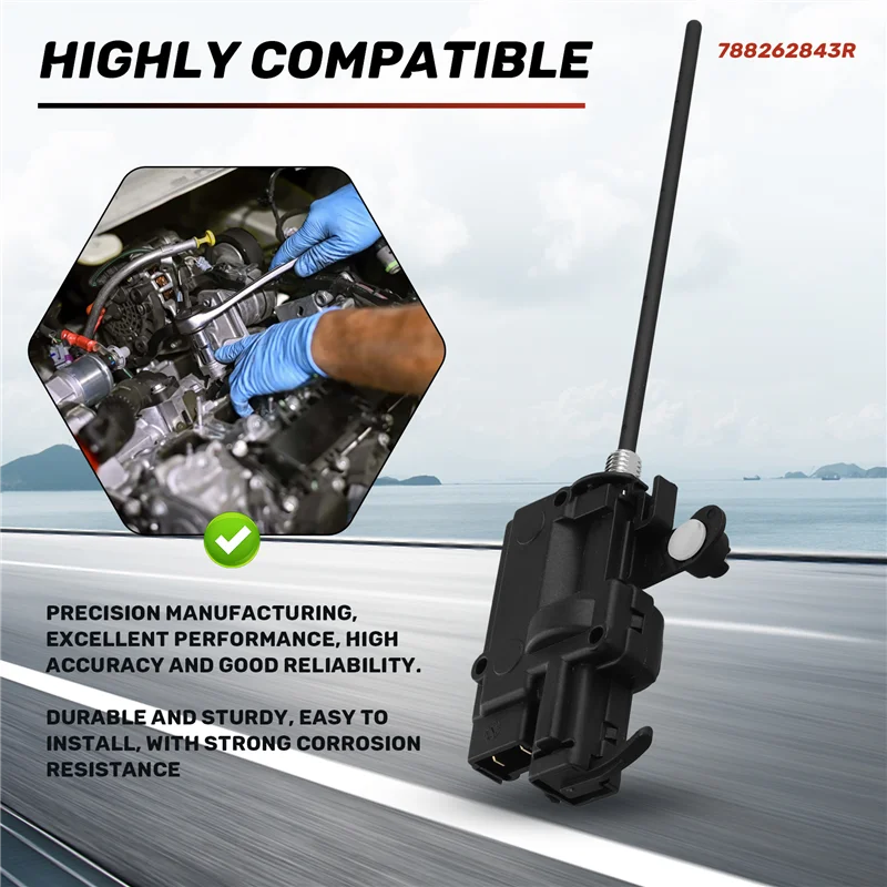 ABTC-Car Fuel Flap Servomotor Fuel Cap Lock For Renualt Clio MK4 788262843R