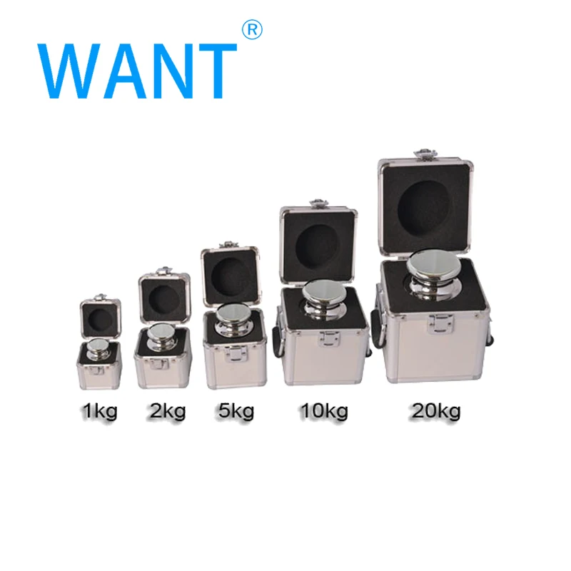 E2 F1 F2 M1 Class 1mg-2kg Class Weight Box Stainless Steel Calibration Weights