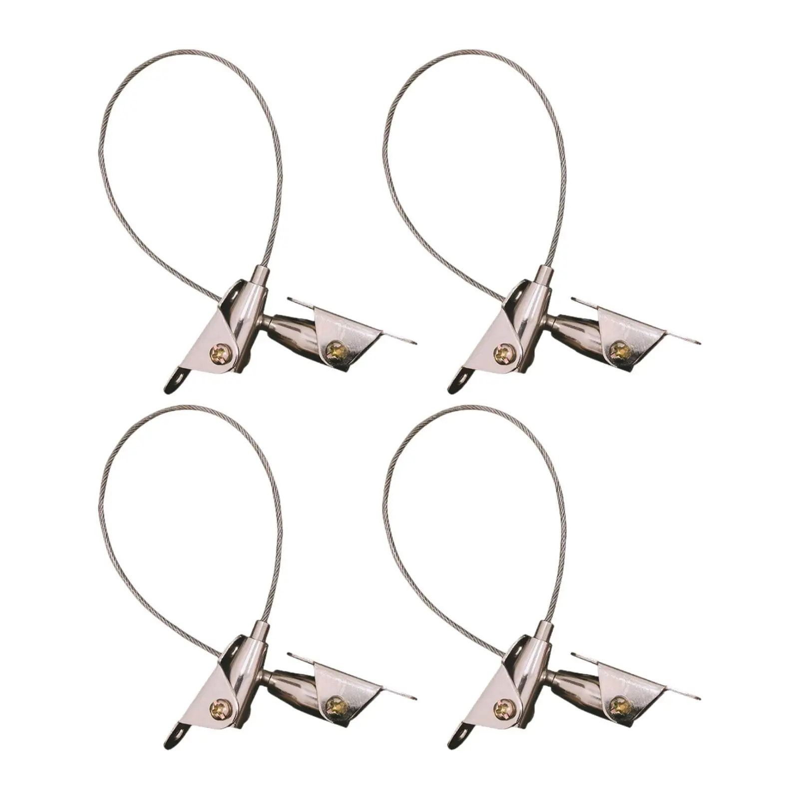 4Pcs Furniture Anchors Wall Anchor Metal Heavy Duty Multifunctional Safe