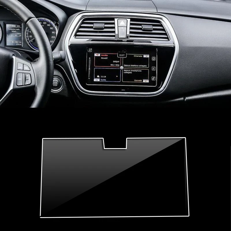 

Защита экрана из закаленного стекла для Suzuki SX4 S-Cross 2016-2021, 7-дюймовая Автомобильная информационная система, радио, GPS, консоль, навигация