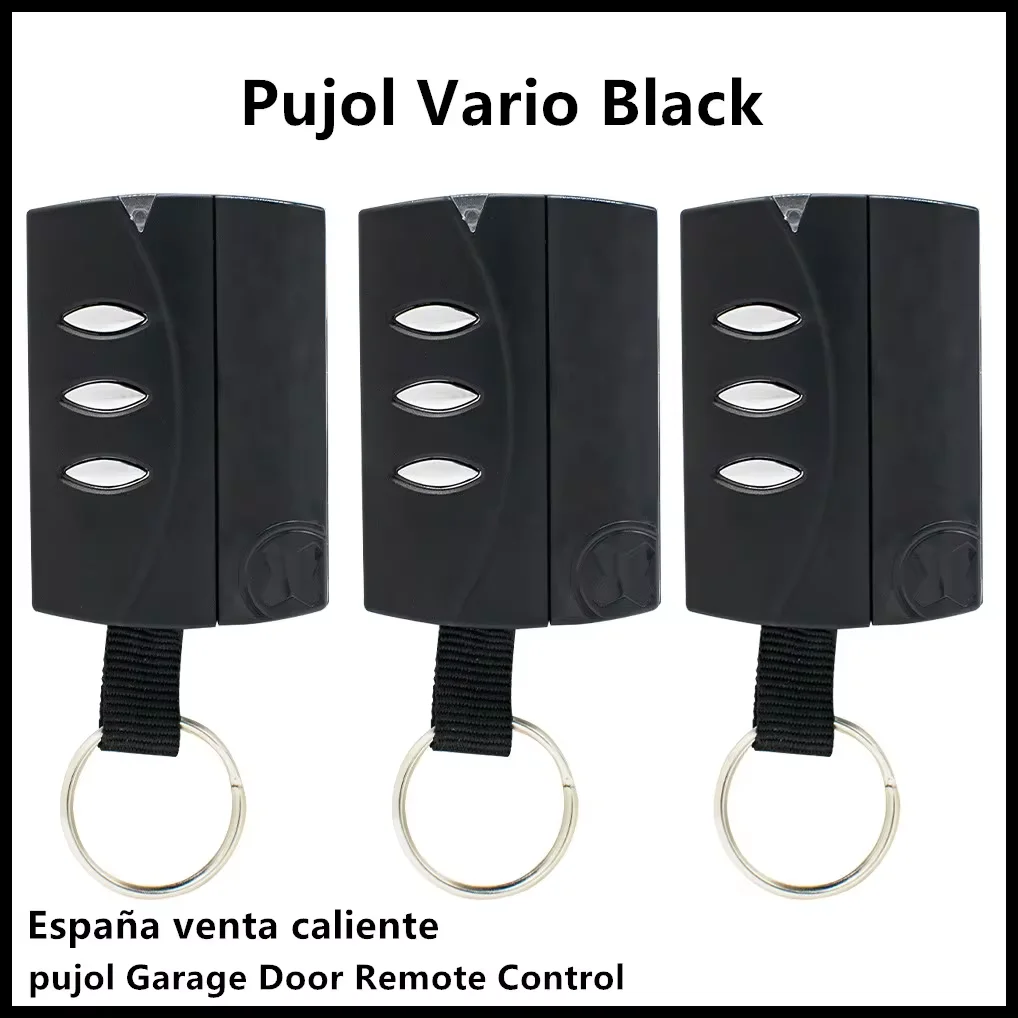 1-3pcs Pujol Vario 433.92mhz Garage Door Remote Control Rolling Code Only Compatible PUJOL VARIO Keyfob Transmitter