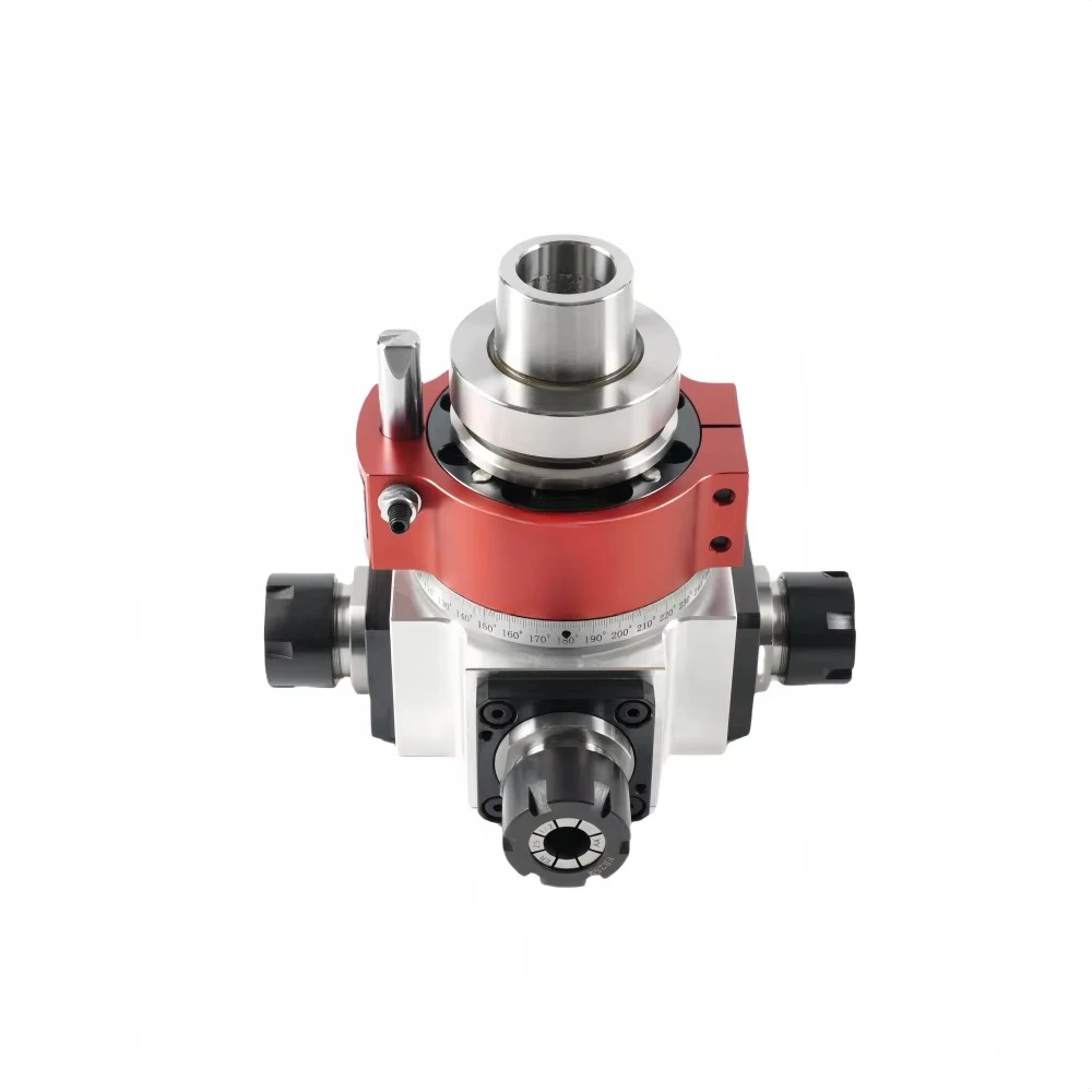 For Complex Machining: HQD 4-Side Angle Heads, HSK63F-ER25, 12000rpm, 1:1 Speed, 16mm Tool, for CNC ATC & 5-AXIS LATH