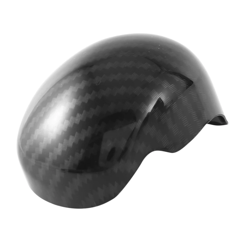 Carbon Fiber Car Automatic Gear Shift Knob Decoration Cover For Honda Civic 9Th AT 2012 2013 2014