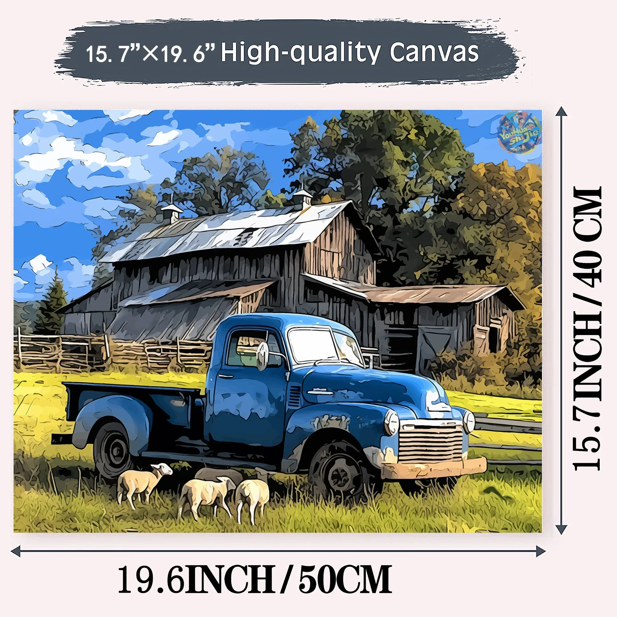 Paint by Numbers,for Adults children,Beginner to Advanced Number Oil Painting DIY Kits , Home Decor landscape Painting